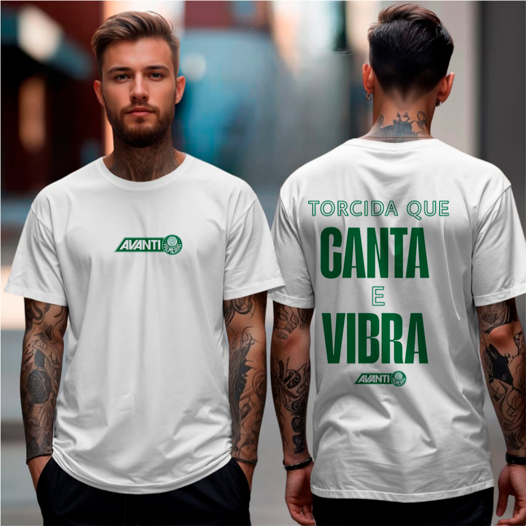 Camiseta Camisa Torcida Que Canta E Vibra Palmeiras Zuma3