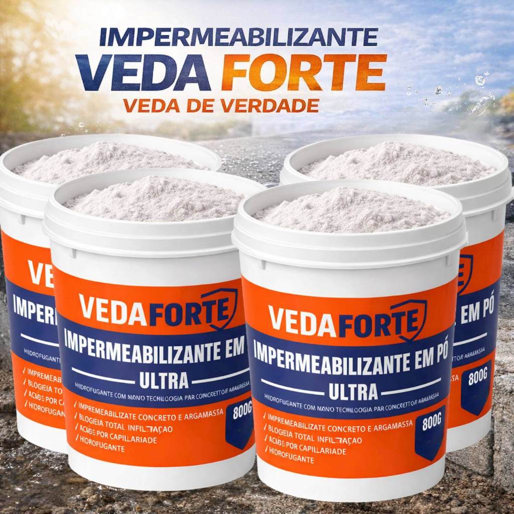 Impermeabilizante Para Reboco E Concreto Alta Performance Para Construção Civil 800g