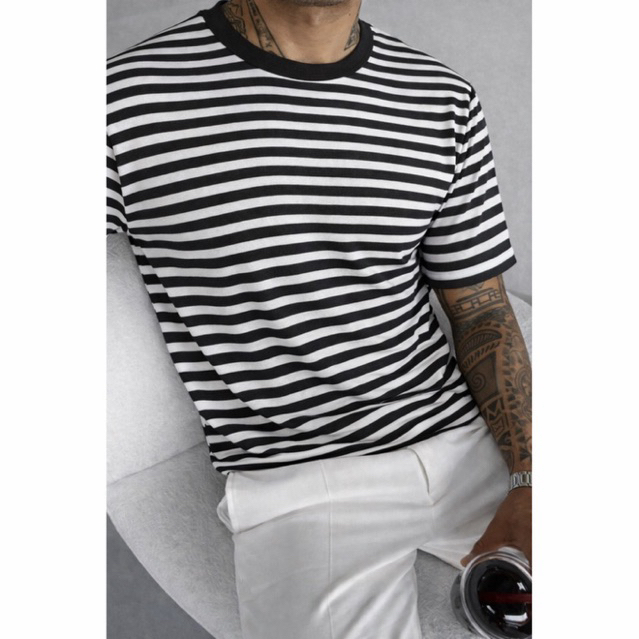 CAMISETA LISTRADA  LANÇAMENTO 2026 TENDENCIA SLIM ENVIO IMEDIATO #01