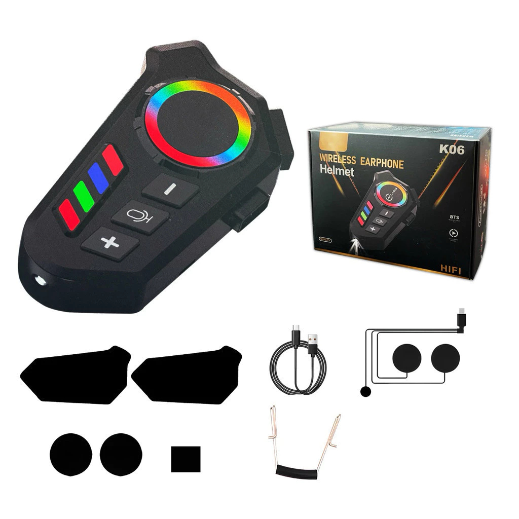 Fone de Ouvido de Capacete Moto Bluetooth Controle De Voz microfone para moto intercomunicador