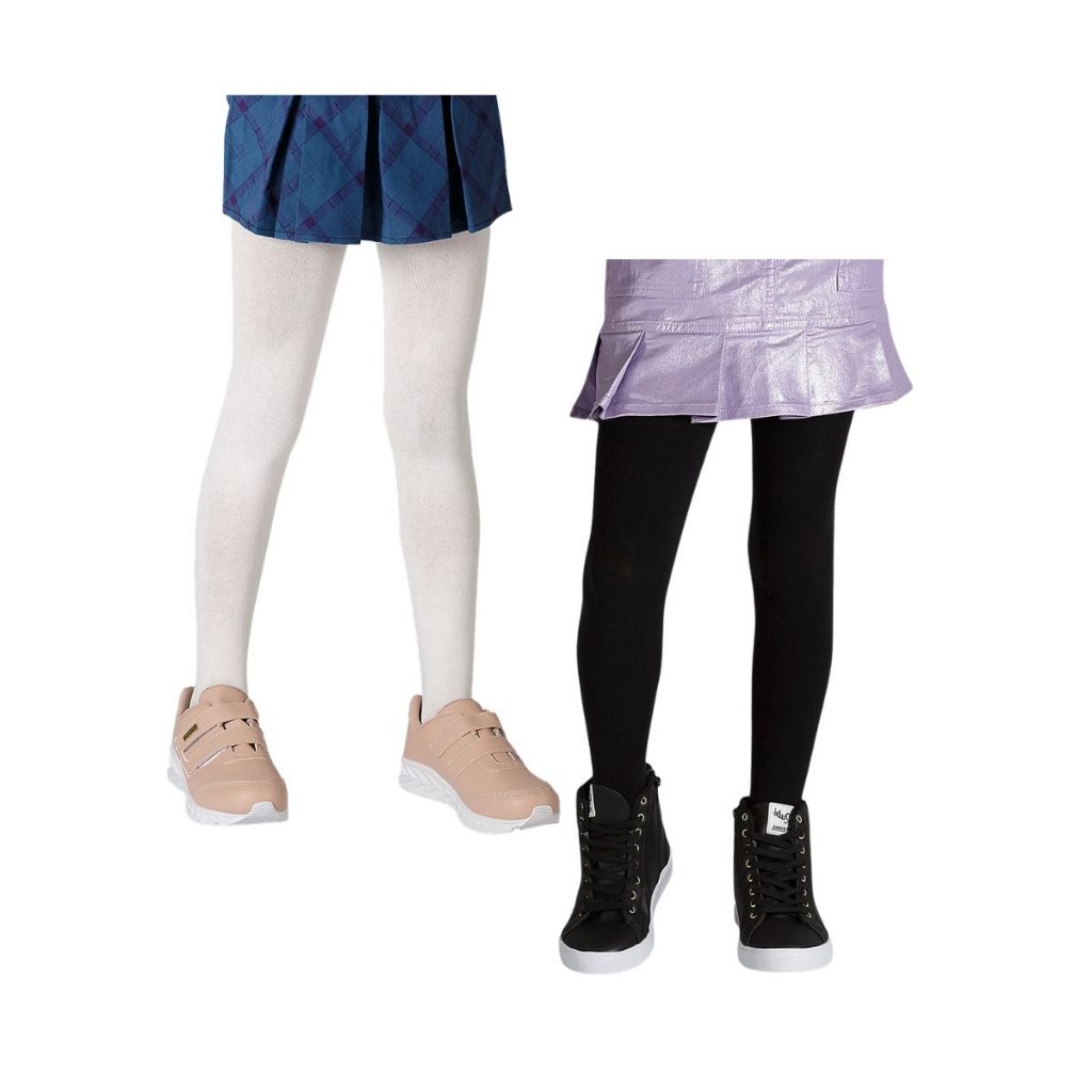 Kit 2 Meia Calça Infantil Feminina Combo diversas Meia Calça Kids Menina Inverno