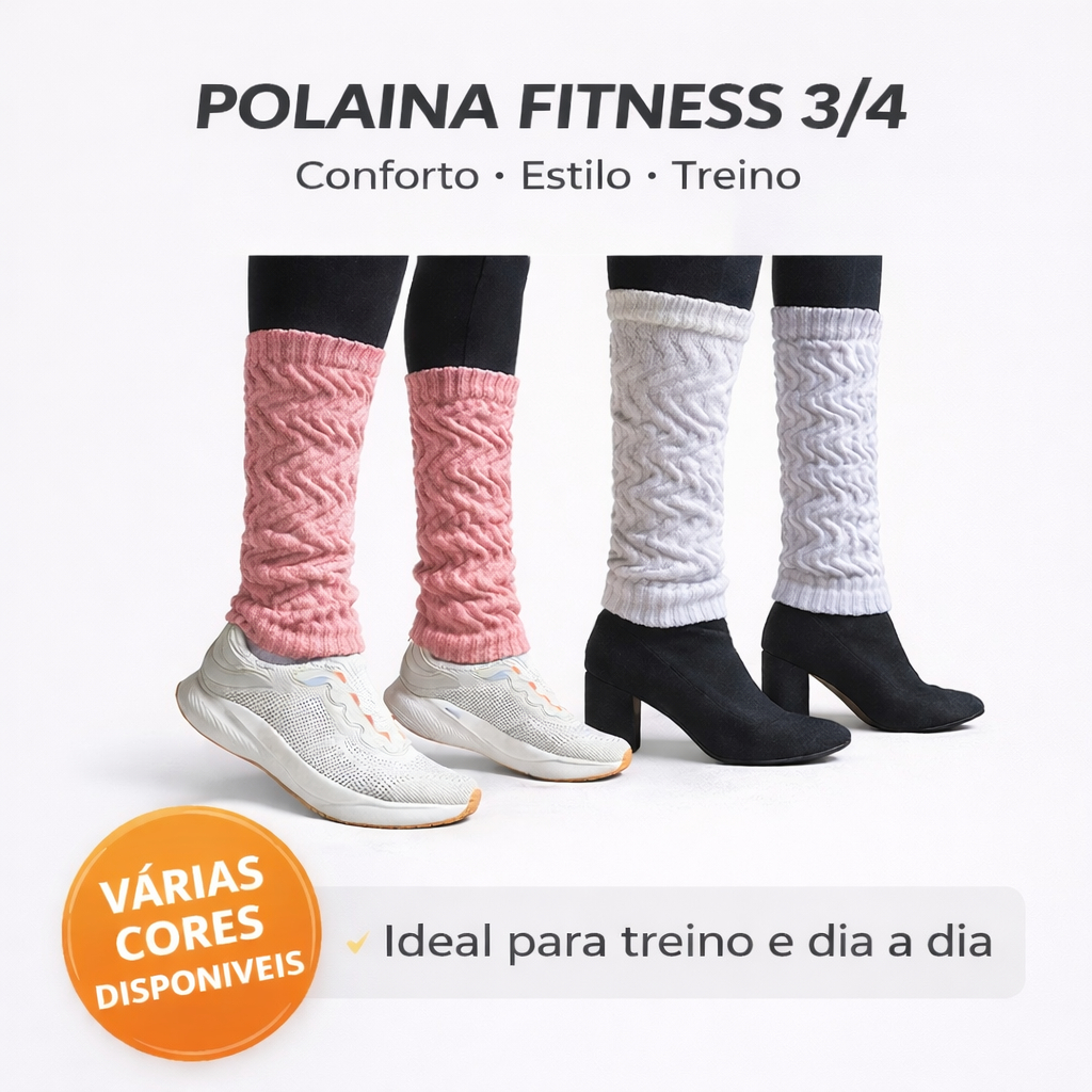 Polaina 2 Pares Academia Ballet  Fitness Inverno