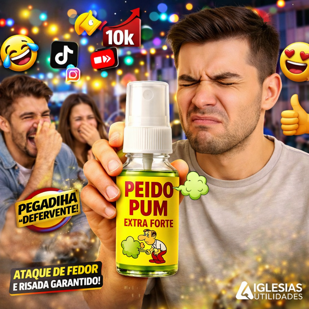 Peido Spray de  Pum Pegadinha Super Forte - Zoação Garantida - Pegadinha - Trolagem TikTok em Oferta na Shopee