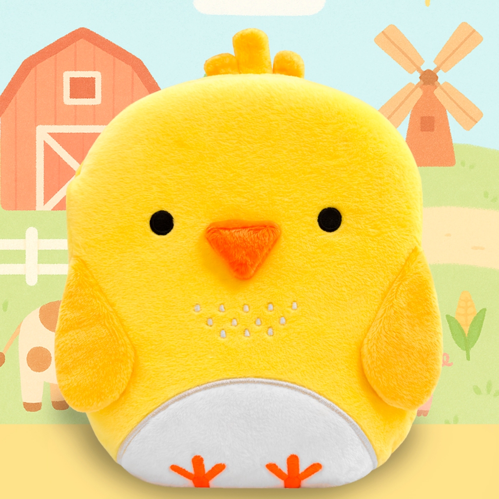 Livro Infantil de Pelúcia Histórias Fofinhas O Pintinho Amarelinho - Literatura Sensorial Presente