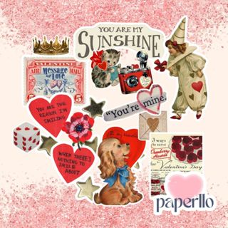20 Stickers Adesivos My Valentine Para Decoração e Colagem Junk Journal Diário Scrapbook Garrafinhas em Oferta na Shopee