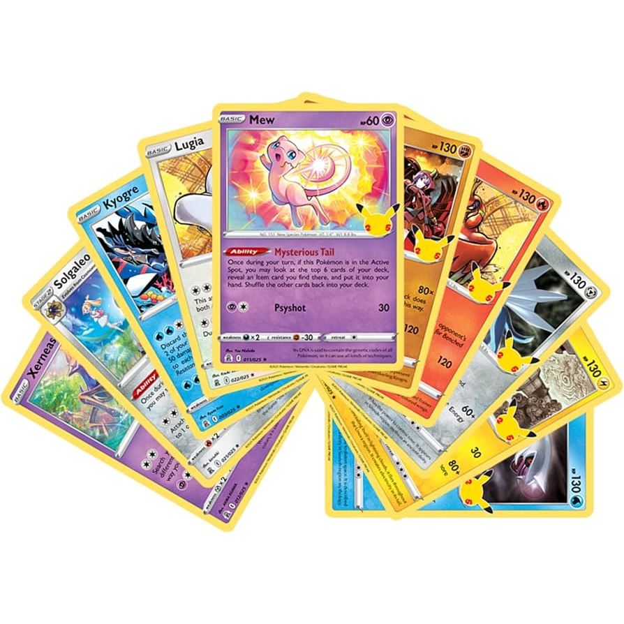 Cartas Pokemon TCG - Celebrações 25 anos (básica) - cartas avulsas