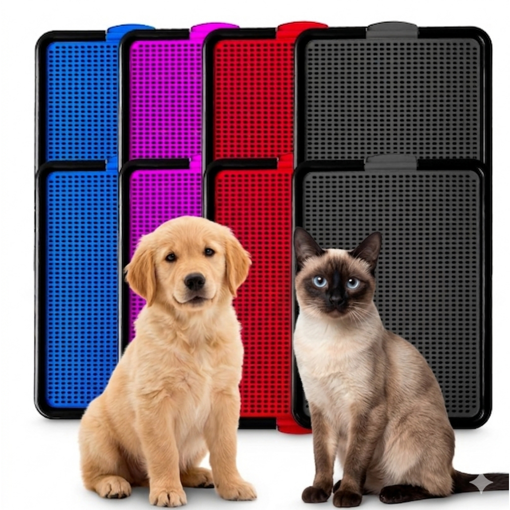 Kit 2 Sanitário Para Cachorro Xixi Tapete Higiênico Reutilizável Pet Cães Treinamento Lavável Antivazamento