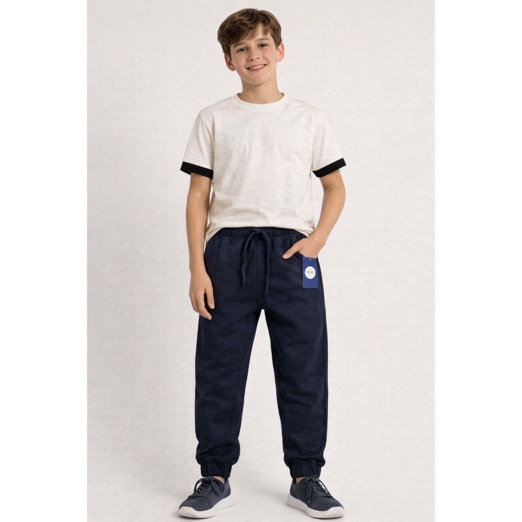 Calça moletom Masculina infantil juvenil Flanelado Elástico