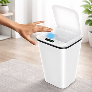 Lixeira com Sensor Automática Inteligente Abre Fácil semToque  16 Litros Banheiro  Cozinha Anti Odor em Oferta na Shopee
