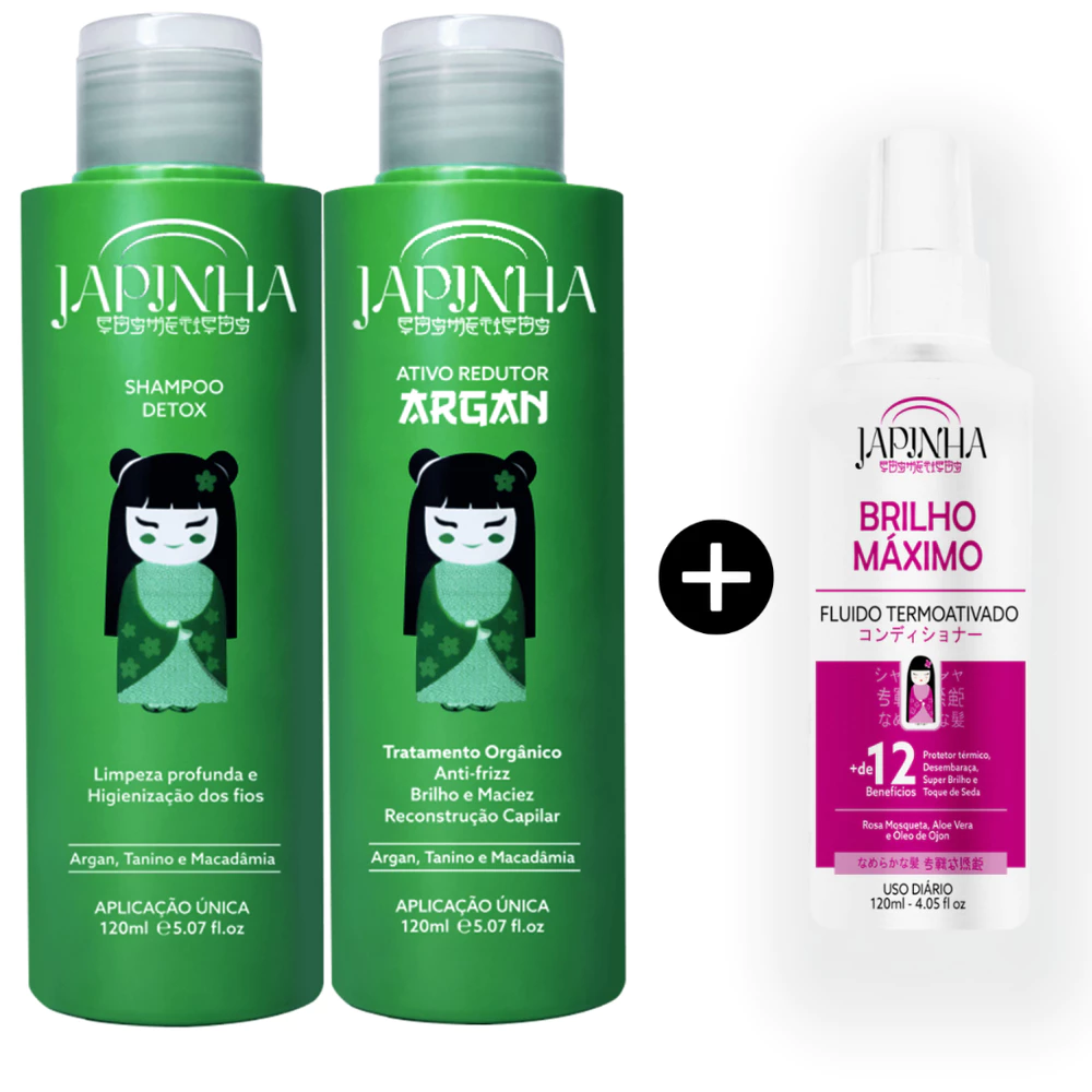 💚 Kit Selagem Sem Formol Orgânica + Protetor Térmico | Desempenho Profissional Sem Gastar Muito 👩🏻
