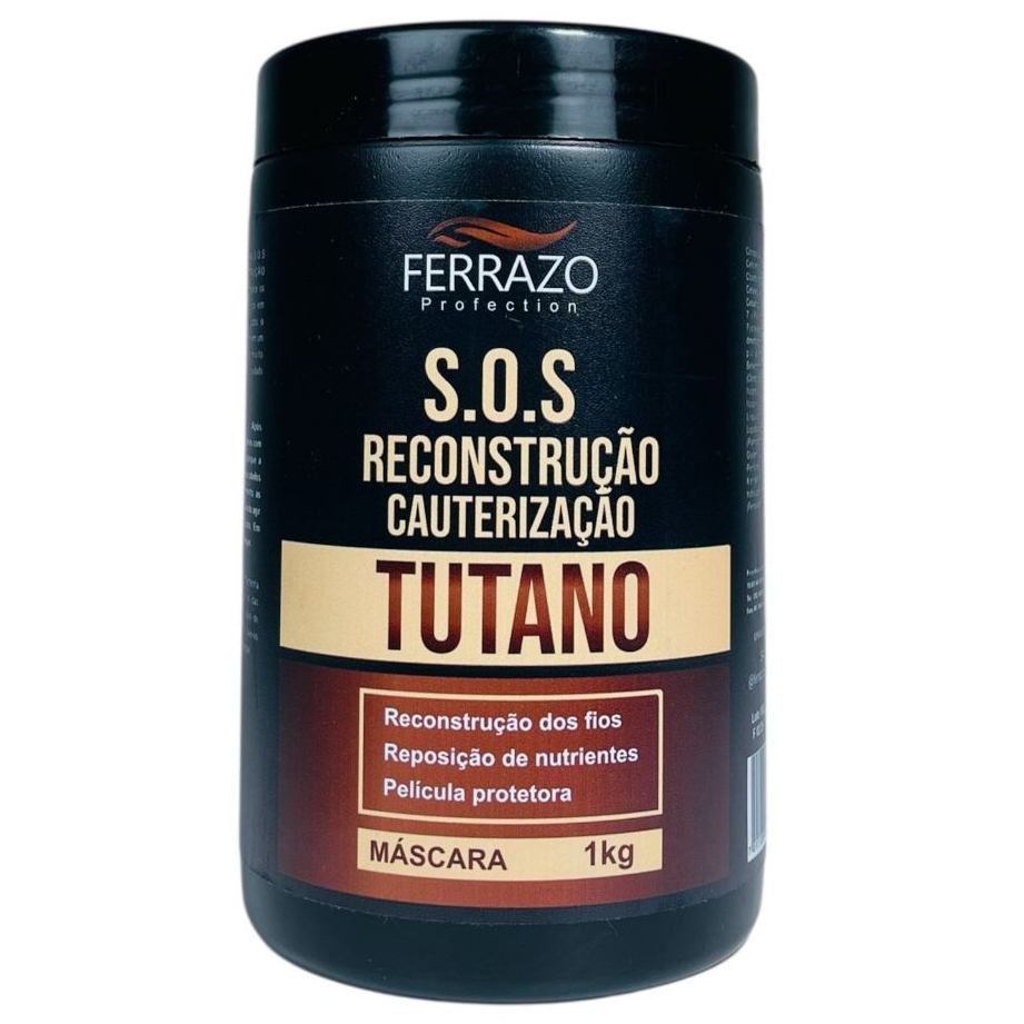 Máscara S.O.S Reconstrução Cauterização Tutano Reposição de Nutrientes 1Kg Ferrazo