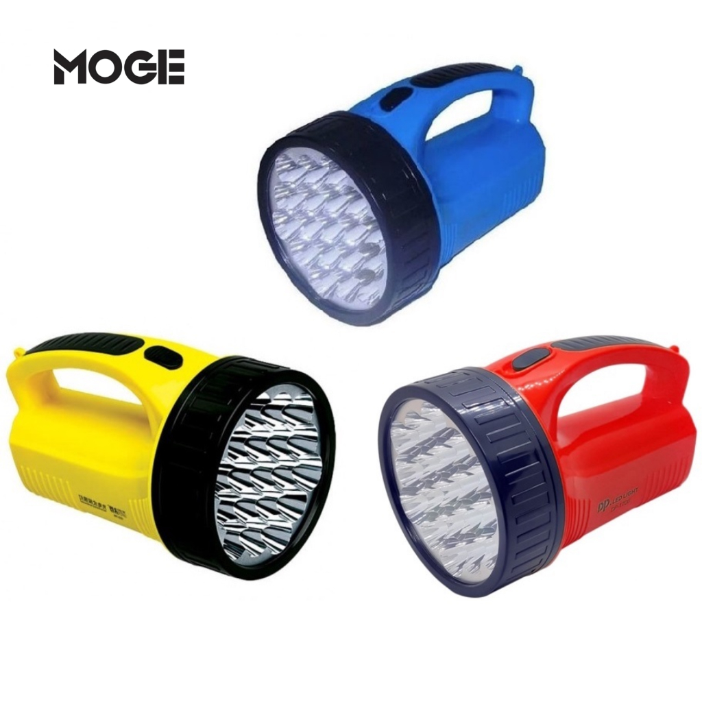 Lanterna 19 LEDs Recarregável DP-1706 | Holofote Portátil | Bivolt | Camping Emergência