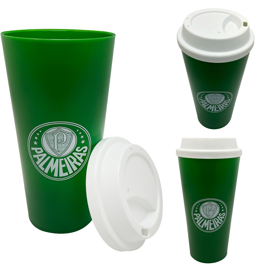 Copo Buck Café Tampa Palmeiras Futebol Clube 550ml Oficial Original Presente Torcedor Time