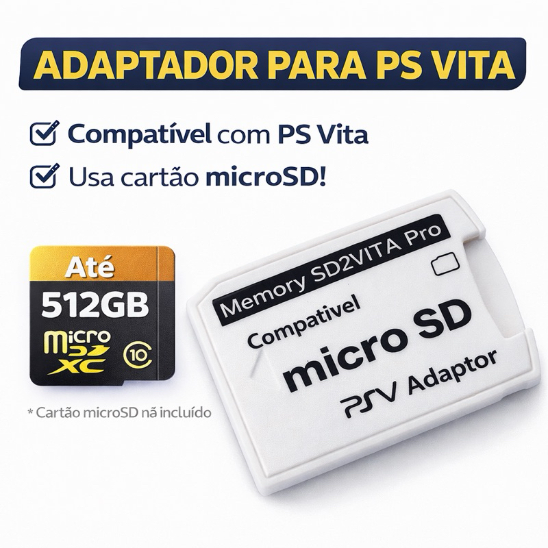 Adaptador Sd2Vita Micro Sd Ps Vita 1000 2000