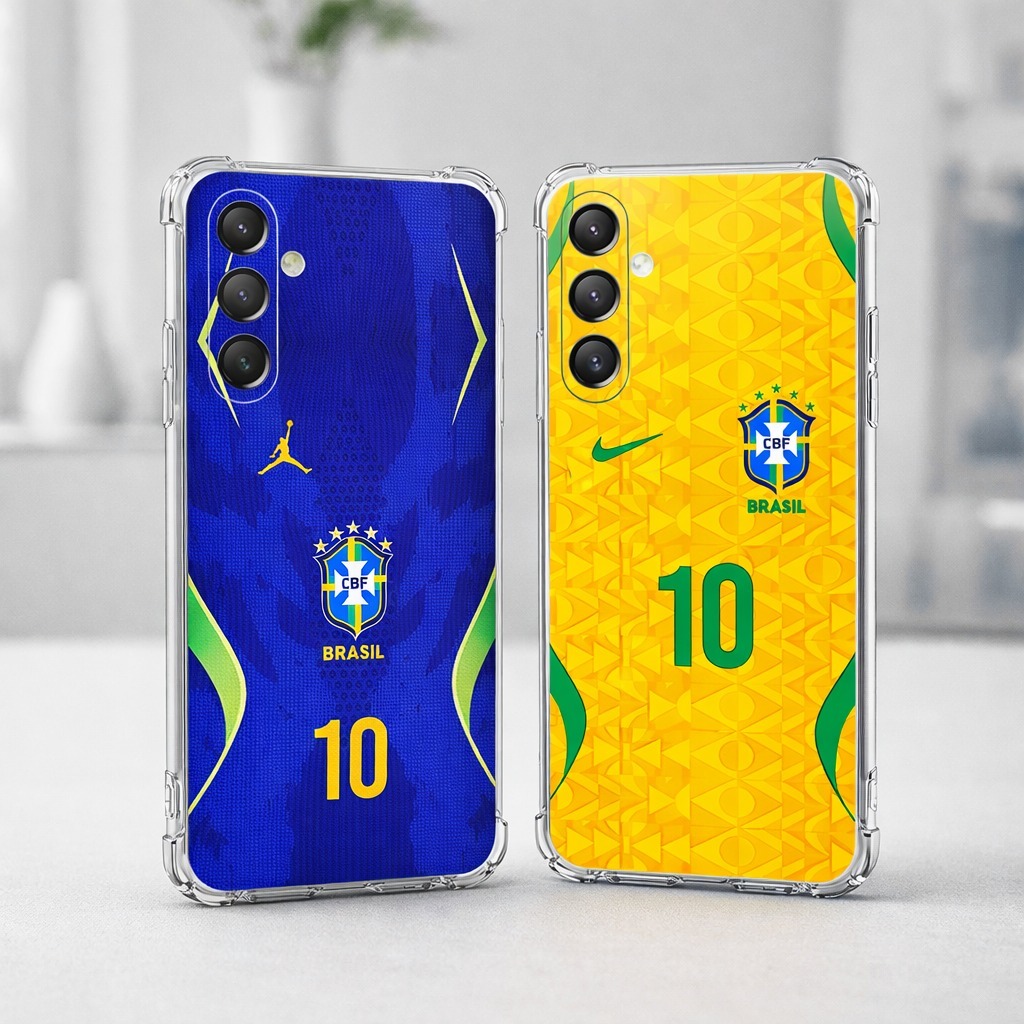 Capa SAMSUNG S20/S21/S22/S23/S24/S25/S26 FE/ULTRA/PLUS CASE ANTI IMPACTO BRASIL SELEÇAO BRASILEIRA