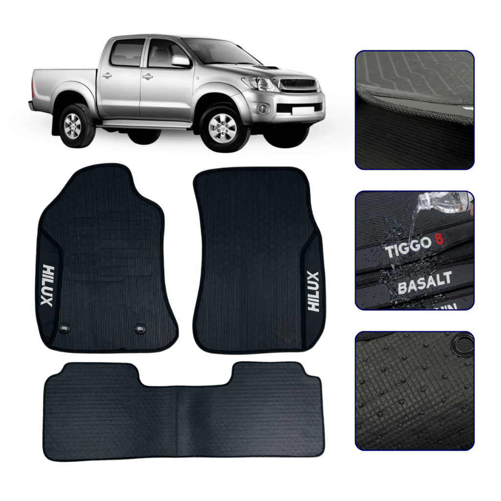 Tapete Hilux 2005 2006 2007 2008 2009 2010 2011 2012 2013 2014 2015 Jogo Automot