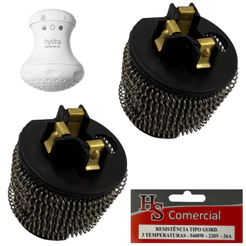 Resistencia Chuveiro Gorducha 3T 5400W 220V Hydra Corona