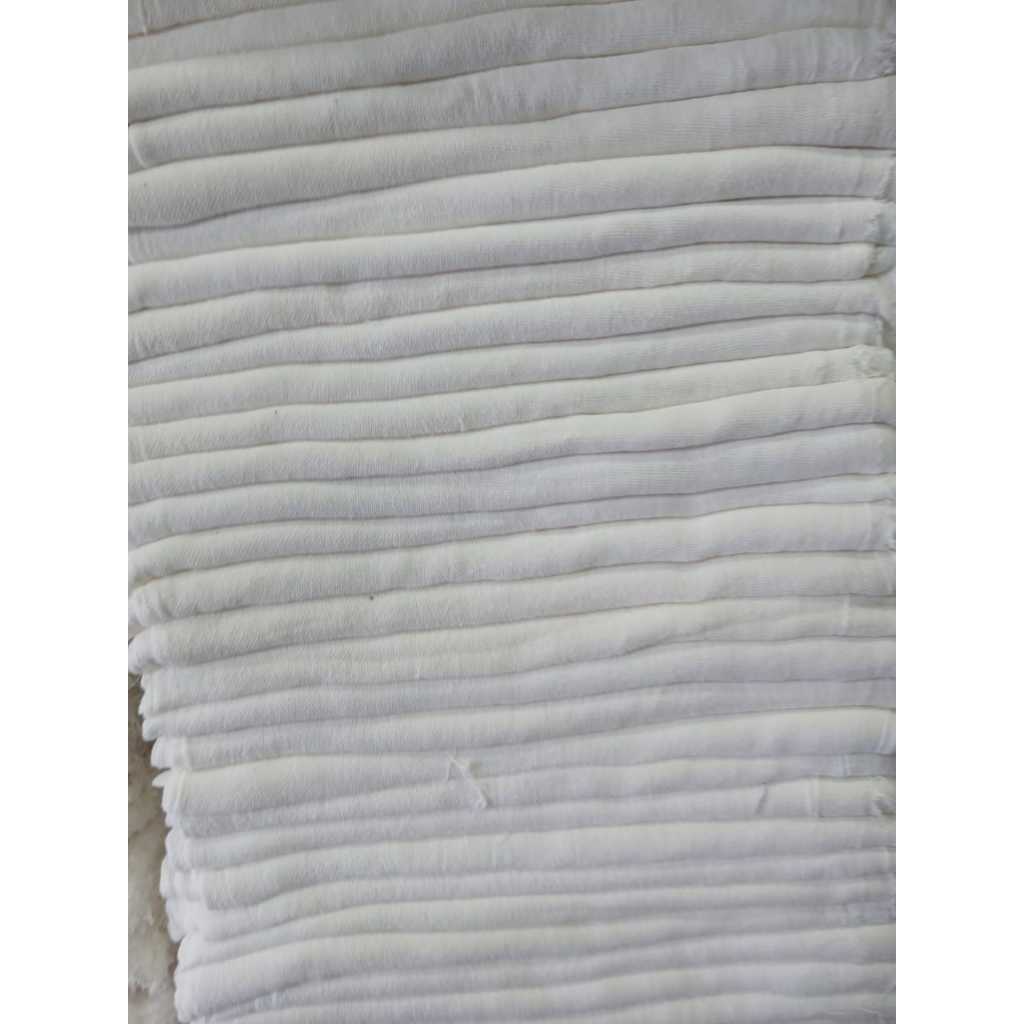 kit 5, 10,20 Pano de Saco Alvejado Primus Grande Branco – Super Absorvente e Resistente.. 100% Algodão