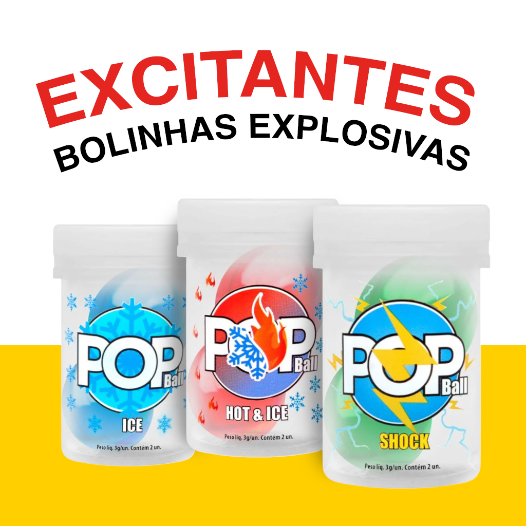 Kit 8 Bolinhas Lubrificante Esquenta Esfria Treme Sex Shop Explosivas e Funcionais em Oferta na Shopee