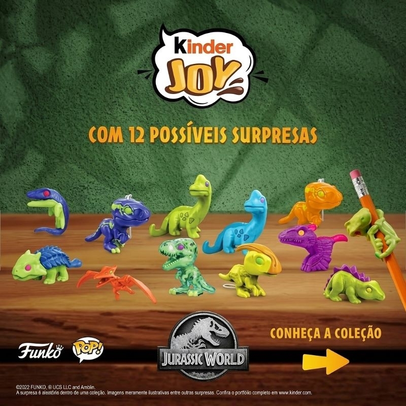 Miniatura Kinder Joy - Funko POP! Jurassic World || FLOATZ