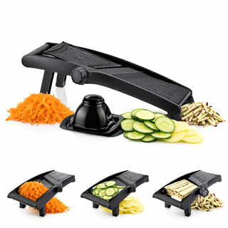 Fatiador Mandoline Ajustavel Manual Cortador de Legumes e Vegetais Cozinha Pratico Uso Domestico