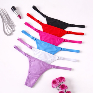 Kit 5 Calcinha Fio Dental Regulagem na Lateral Tecido Microfibra Dia a Dia Sexy em Oferta na Shopee