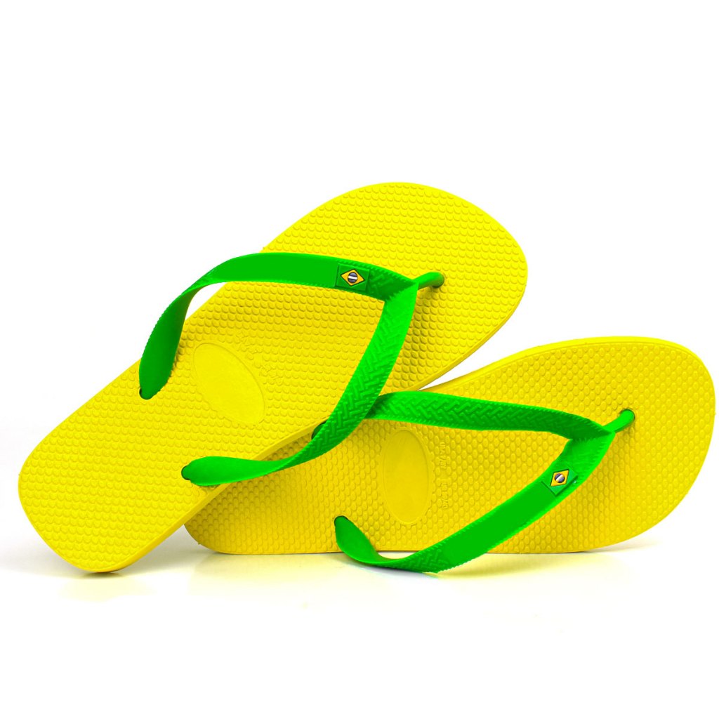 Chinelo De Dedo Sandalia Havanias Verde Copa Bandeirinha