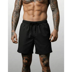 Bermuda Shorts Masculino Elastano Praia Verão Piscina Tactel com Bolso e Cordão de Ajuste - P ao G4