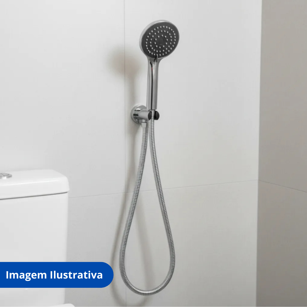 Gatilho Ducha Chuveiro De Mão Chuveirinho Banho Bebê Pet Alta Pressão e Economia de água Corpo em ABS