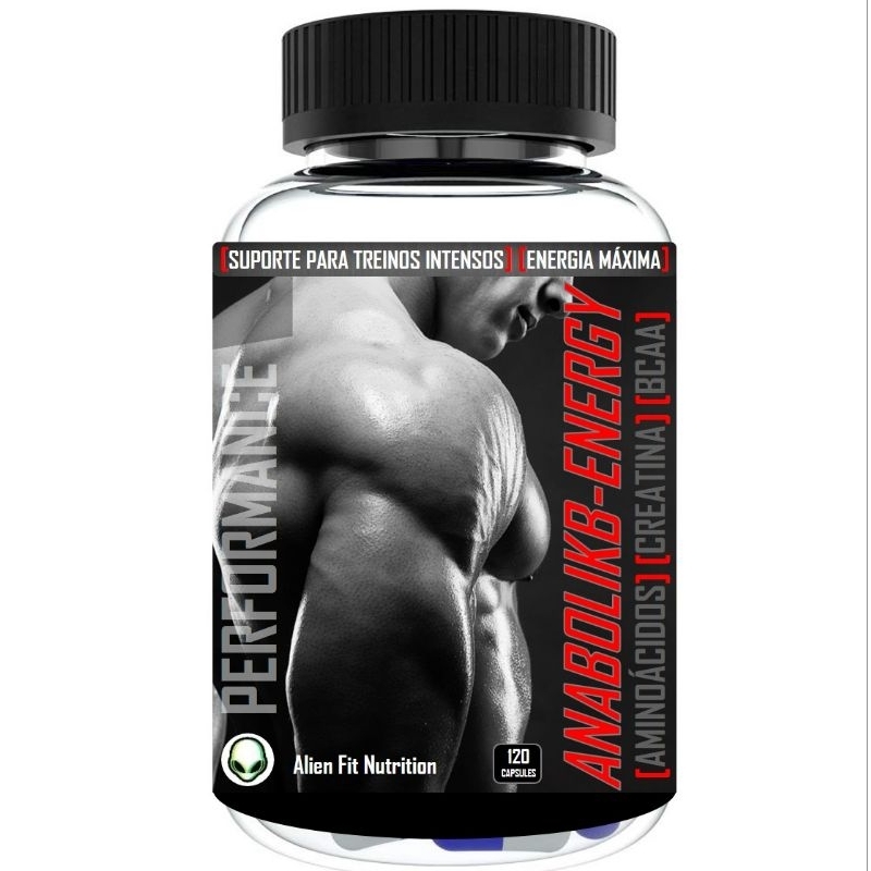 SUPLEMENTO ANABOLIKB Energy - 120 CAPS COM CREATINA