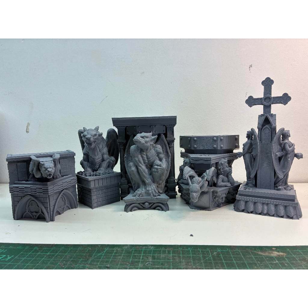 Mini base gárgula para action figures Marvel Legends, Mafex, Mezco, etc