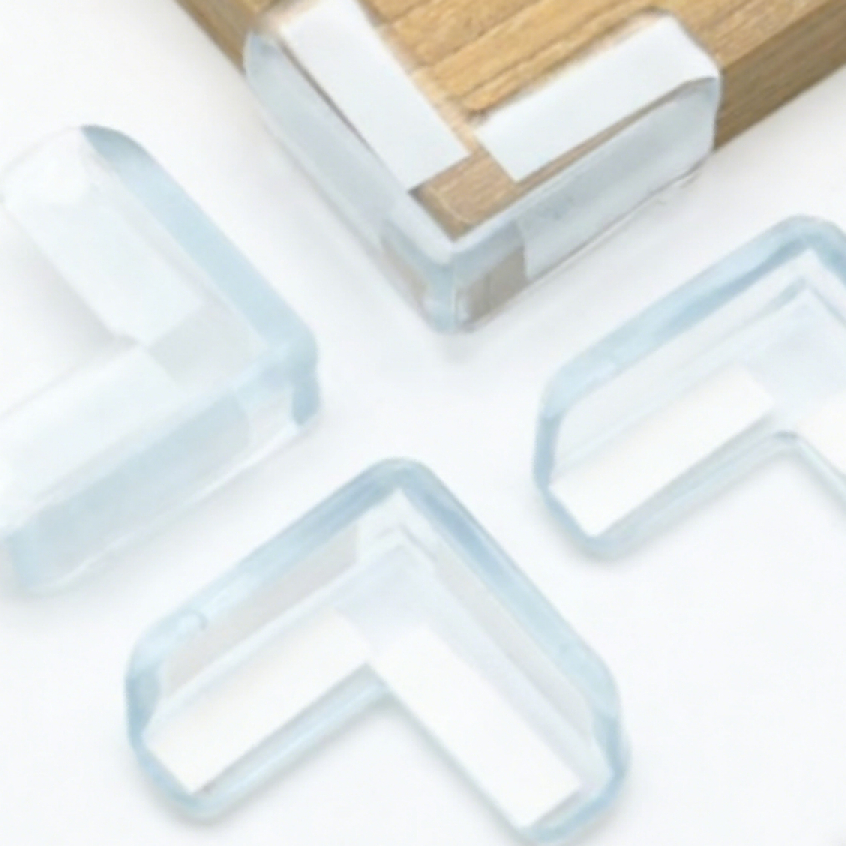 4 Peças Protetores De Quina Silicone Mesa Segurança Para Crianças E Bebes Proteção Anti-colisão em Oferta na Shopee