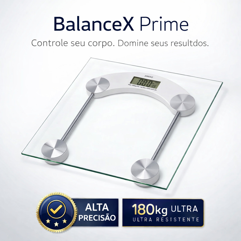 Balança Digital Vidro 180kg Moderna Alta Precisão