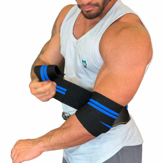 Faixa de Compressão Para Cotovelo Academia Crossfit Estabilizadora Treino Pesado Alto Desempenho em Oferta na Shopee