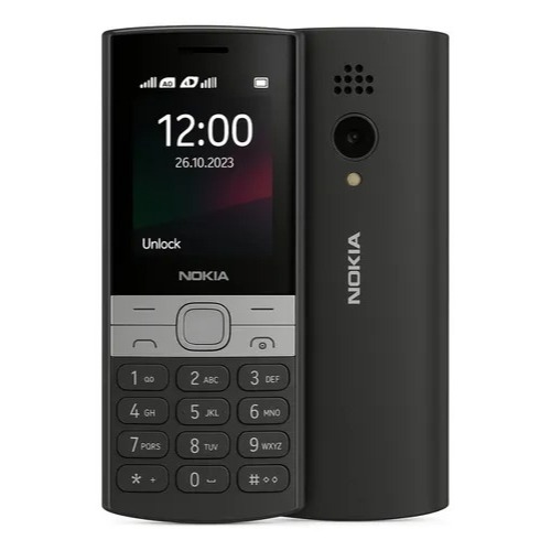 Celular Para Idosos Nokia 150 4G MP3 Radio Ds Teclas Grandes Preto