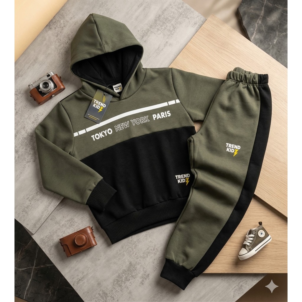 Conjunto Infantil Lançamento Menino Moletinho Inverno Blusa e Calça do 2 ao 14 anos Agasalho
