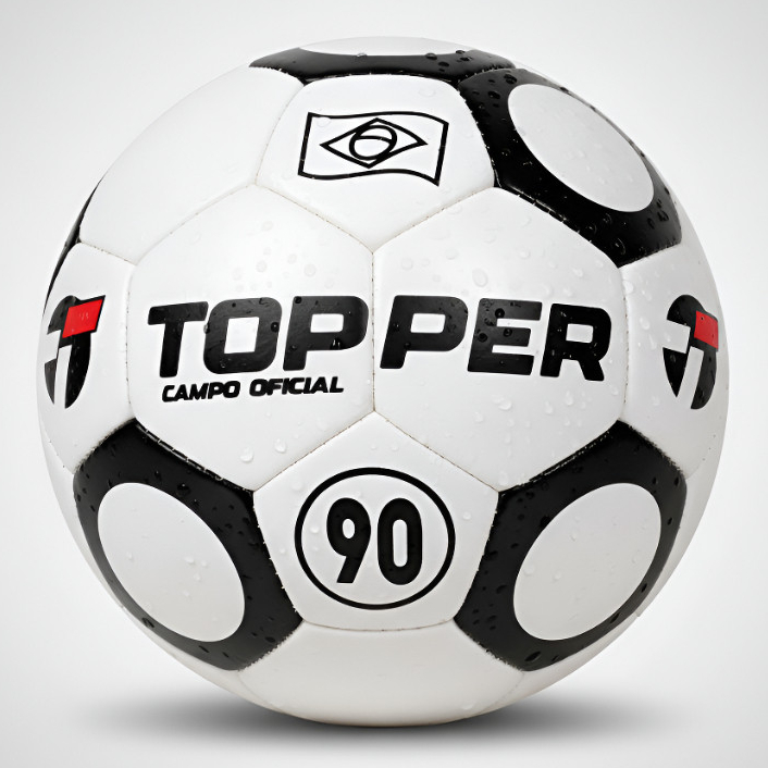 Bola Profissional de Futebol Topper Campo 90 Oficial Ideal Para Jogos, Treino e Lazer.
