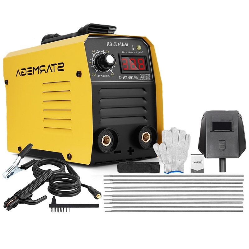Máquina de soldagem, Máquina de soldagem atualizada MMA-250A 220V,Portable Stick Welder IGBT Display Digital LCD,Soldado