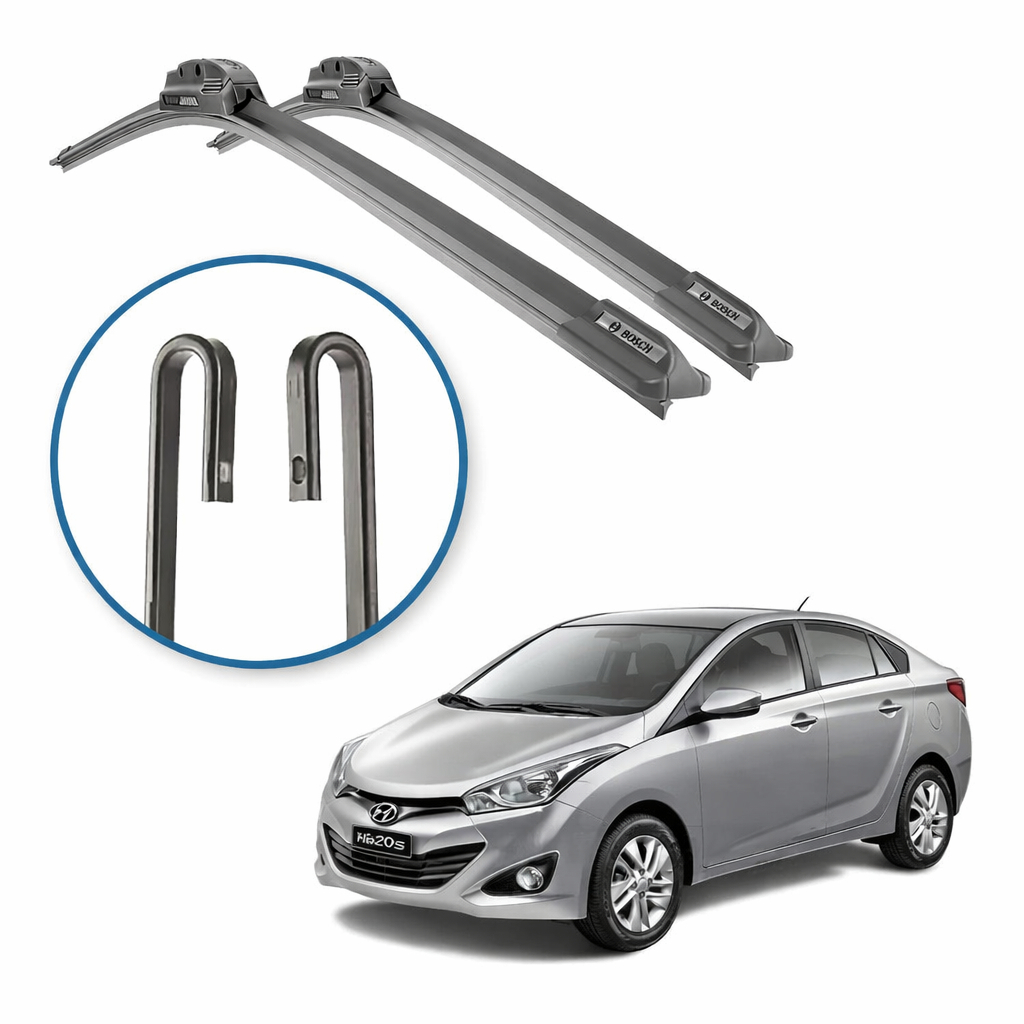 Palheta Limpador de Para-brisa Original Hyundai HB20 / HB20S 2012 a 2019 – Encaixe Perfeito e Alta Performance