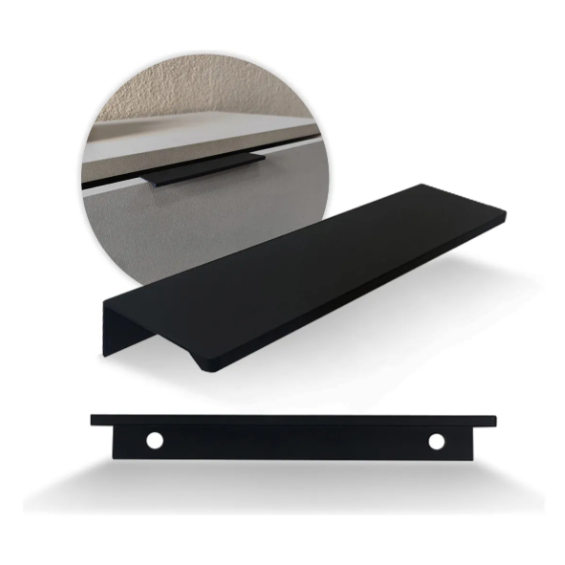 Puxador Móveis 128mm Armário Gavetas Slim Luxo Alumínio Delta Perfis  - Várias cores - Kits Variados