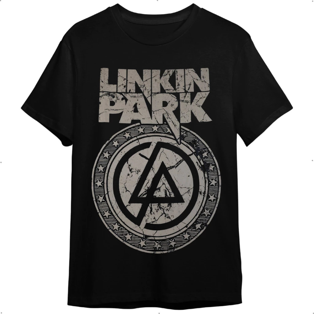 Camiseta Banda Linkin Park Rock Unissex Masculina Feminina Algodão Premium Plus Size