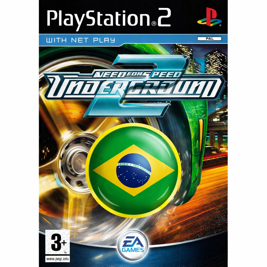 Need for Speed Underground 2 - PS2 Dublado em Português