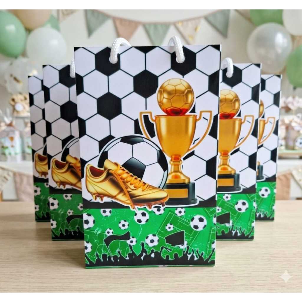 Sacolinha Surpresa Personalizada P- Lembrancinha Festa Infantil- Envio Rápido Futebol
