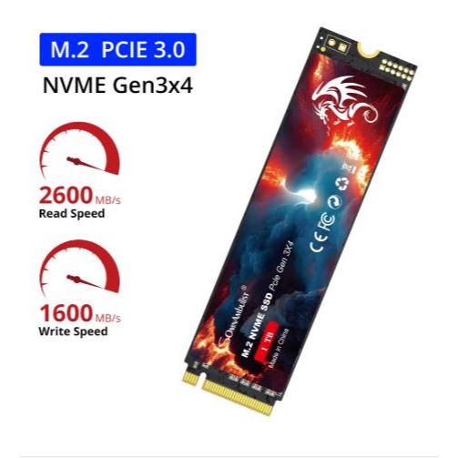 HD SSD NVME Sombulist/SAMSUNG/ADATA/PATRIOT 256GB M2 M.2 Leitura 2400MB/s, Gravação 1600MB/s