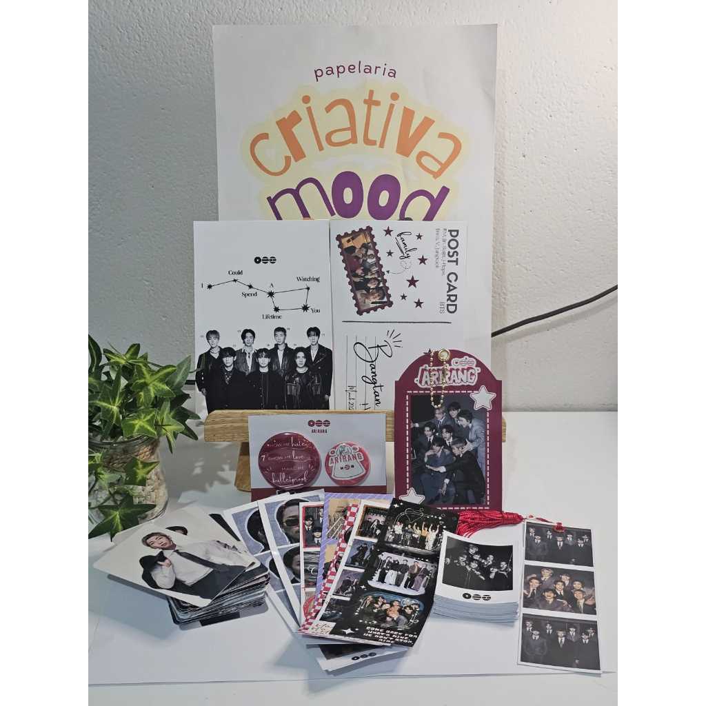 Super Kit BTS Arirang Era  | Photocards, Mini Fotos, Adesivos, Bottons Kpop