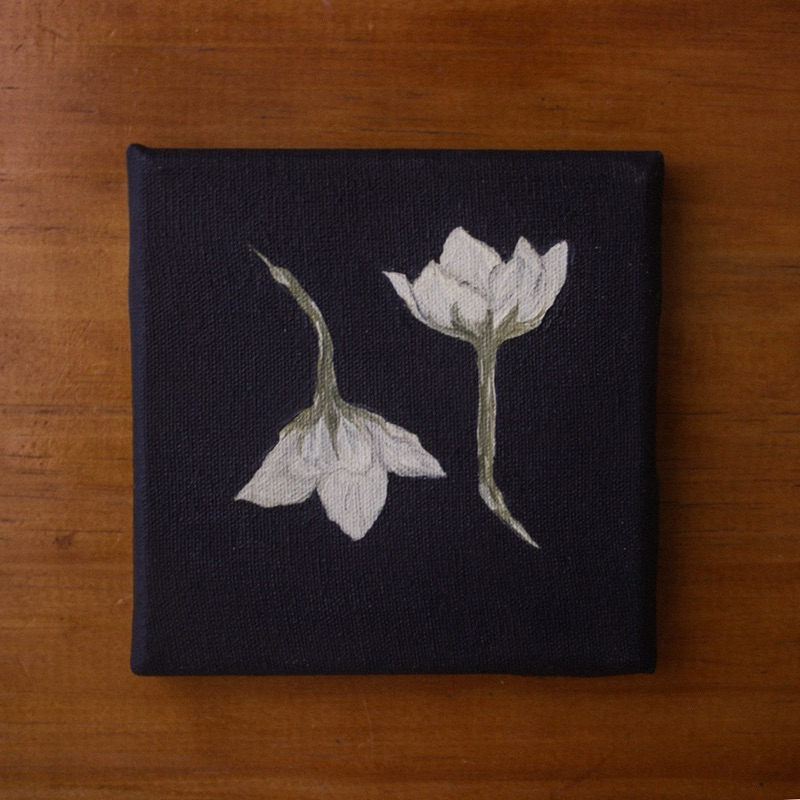 Quadro Pintura a Óleo Flores | Mini | Obra Autoral