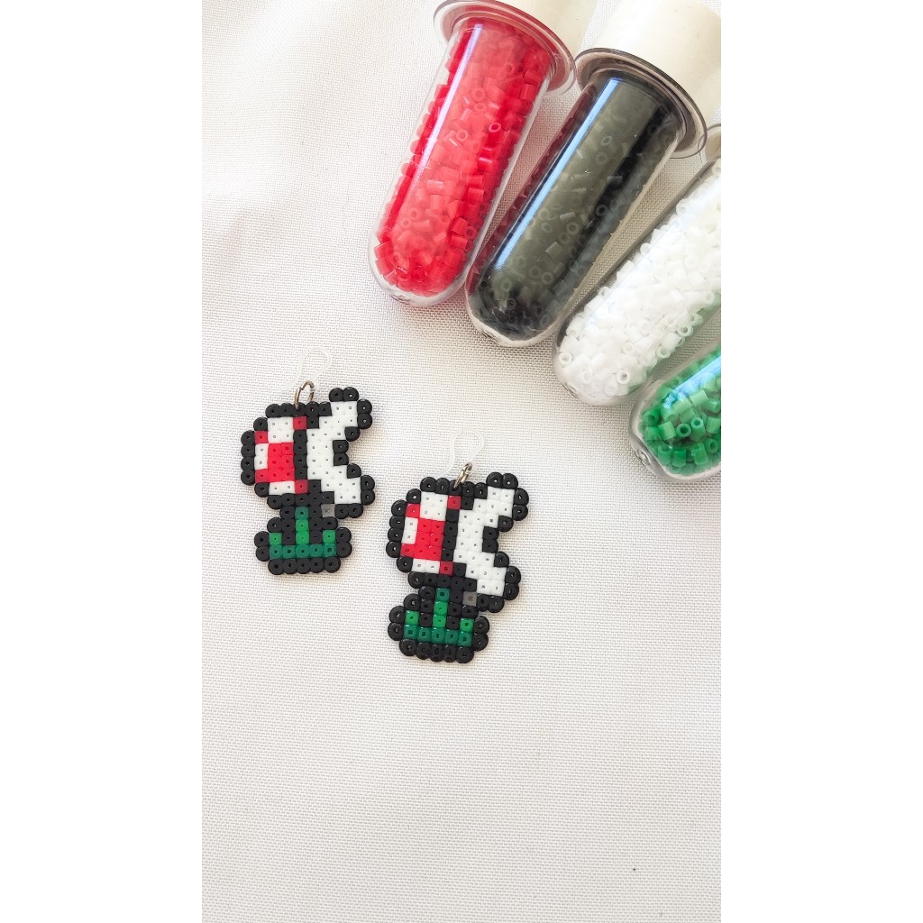 BRINCO ANTIALERGICO OU DE PRESSÃO PIRANHA PLANT SUPER MARIO NERD GEEK GAMER PIXEL ART