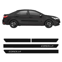 Jogo Friso Lateral Toyota Corolla Todos 4 Portas C/ Nome