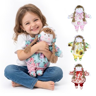 Boneca de Pano de Minas 40 cm, Diversas Cores