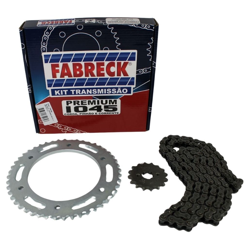 Kit Relação Bros 160 Xre 190 2015 à 2026Original Fabreck Certificado pelo INMETRO